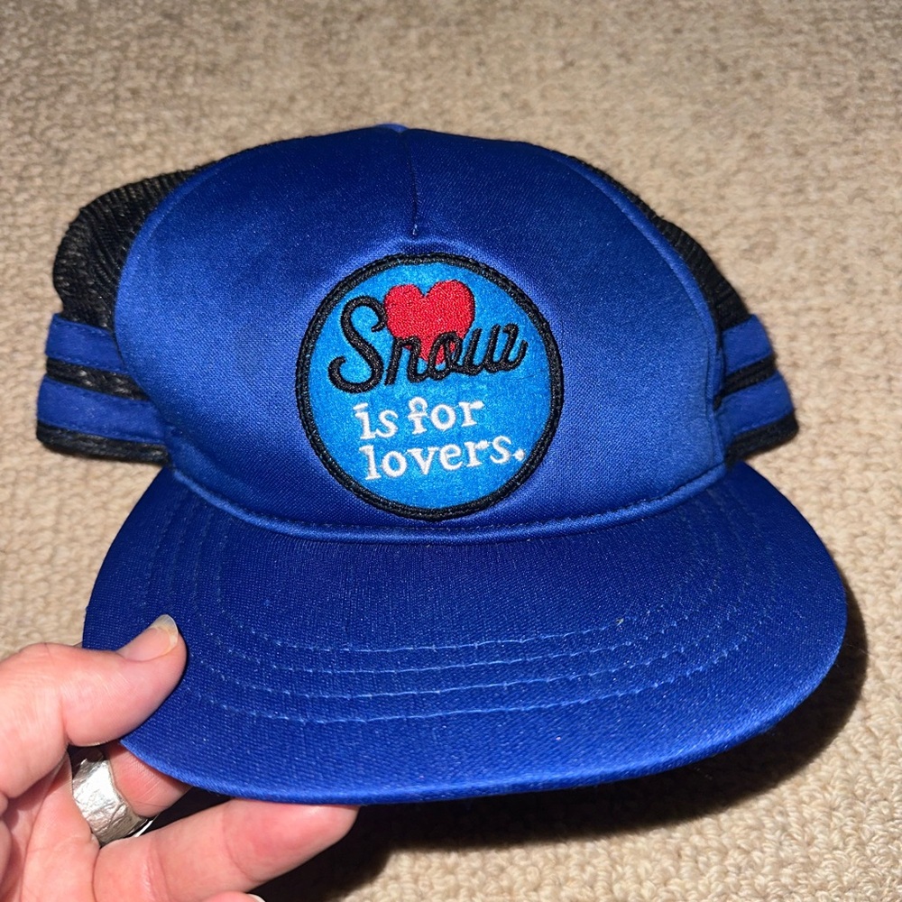 Spacecraft snap back truckers hat